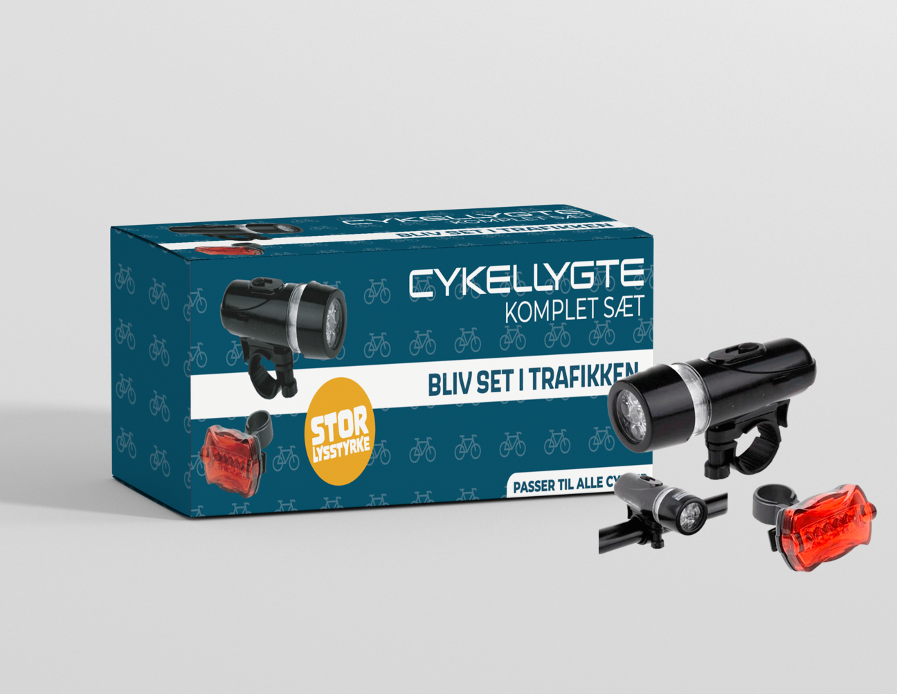 Cykellygte Sæt