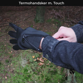 Vind- og Vandafvisende Termohandsker m. Touch funktion