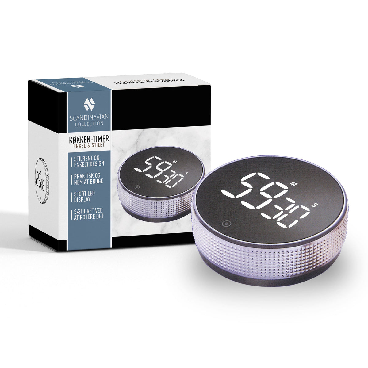 Magnetisk Digital Køkkentimer